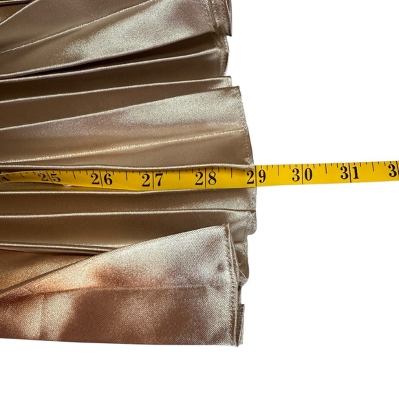 Lucy Paris Nicole Pleated Midi Skirt Metallic Small Event Special Occasion Fancy - Picture 6 of 9